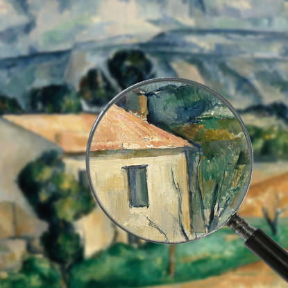 Casa In Provenza Paul Cézanne pcz34 quadro stampato su tela