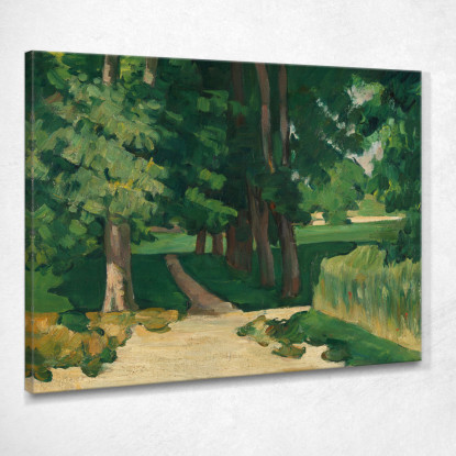 Il Vialetto Al Jas De Bouffan Paul Cézanne pcz40 quadro stampato su tela