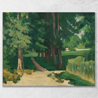 Il Vialetto Al Jas De Bouffan Paul Cézanne pcz40 quadro stampato su tela