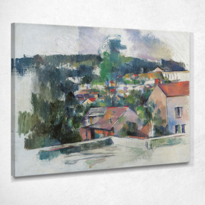 Paesaggio Paul Cézanne pcz42 quadro stampato su tela