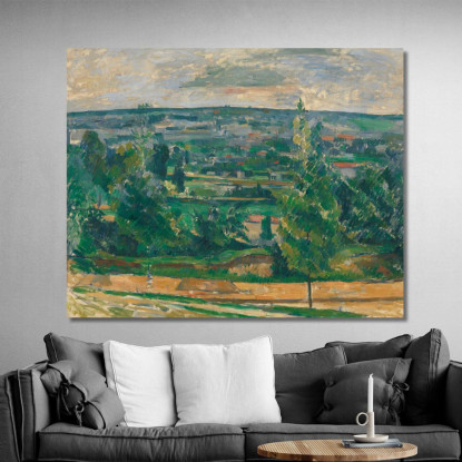 Paesaggio Da Jas De Bouffan Paul Cézanne pcz43 quadro stampato su tela
