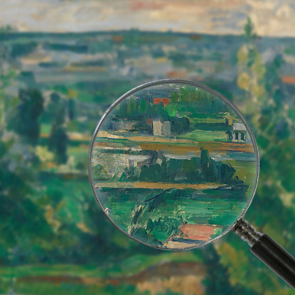 Paesaggio Da Jas De Bouffan Paul Cézanne pcz43 quadro stampato su tela