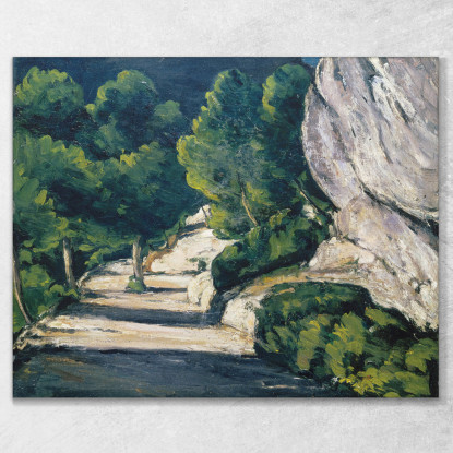 Paesaggio Paul Cézanne pcz45 quadro stampato su tela