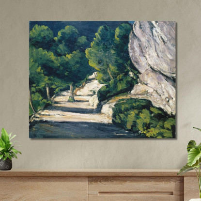 Paesaggio Paul Cézanne pcz45 quadro stampato su tela