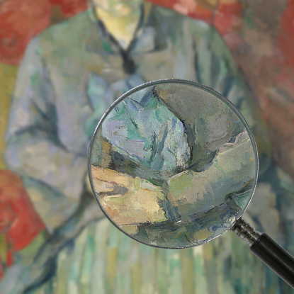 Signora Paul Cézanne pcz52 quadro stampato su tela