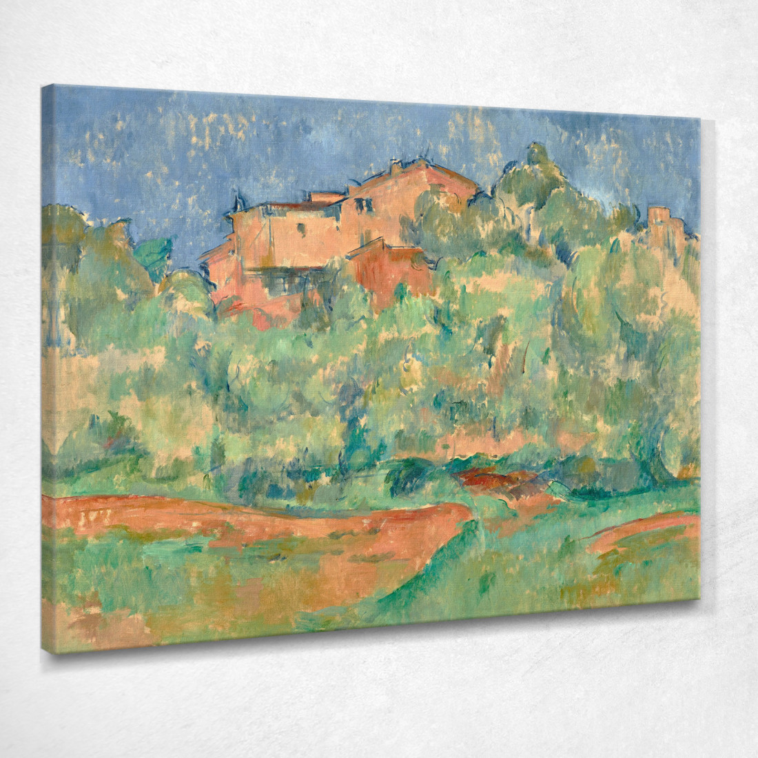 Casa E Colombaia Al Bellevue Paul Cézanne pcz55 quadro stampato su tela