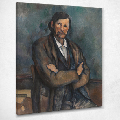 Uomo Con Le Braccia Incrociate Paul Cézanne pcz59 quadro stampato su tela