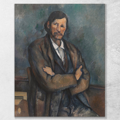 Uomo Con Le Braccia Incrociate Paul Cézanne pcz59 quadro stampato su tela