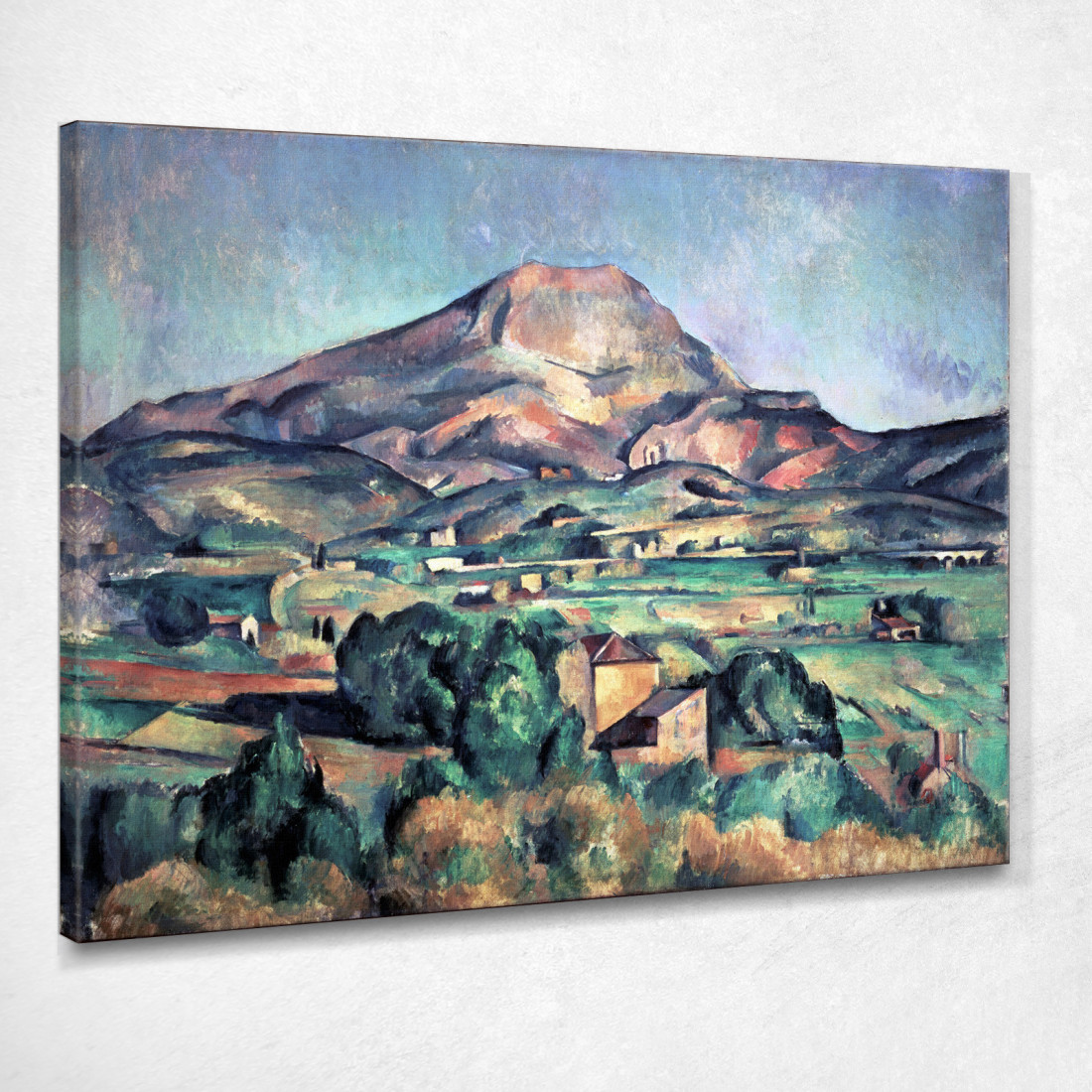 Mont Sainte-Victoire Visto Da Bellevue Paul Cézanne pcz65 quadro stampato su tela
