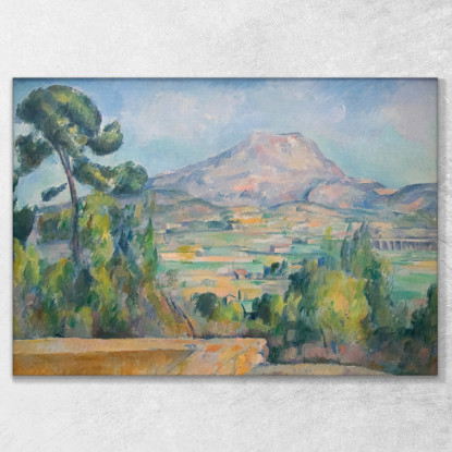 Montagna Di Santa Vittoria Paul Cézanne pcz67 quadro stampato su tela