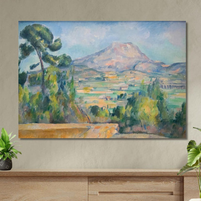 Montagna Di Santa Vittoria Paul Cézanne pcz67 quadro stampato su tela