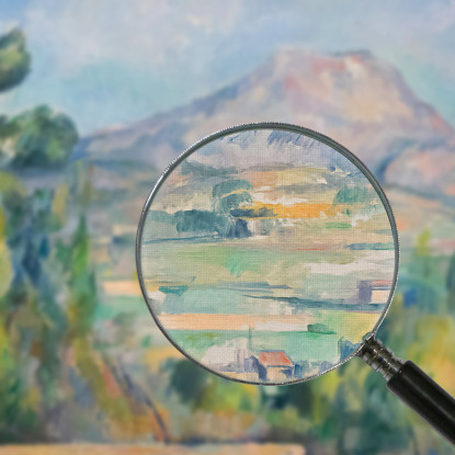 Montagna Di Santa Vittoria Paul Cézanne pcz67 quadro stampato su tela
