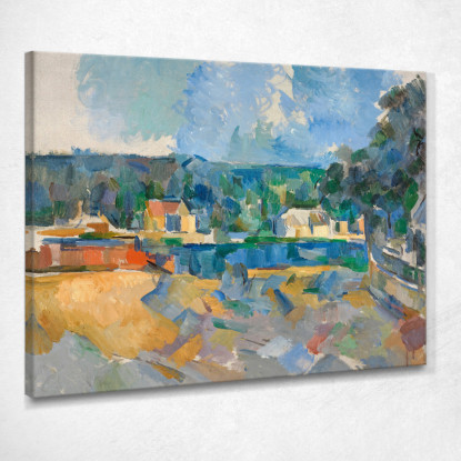Sulle Rive Di Un Fiume Paul Cézanne pcz70 quadro stampato su tela
