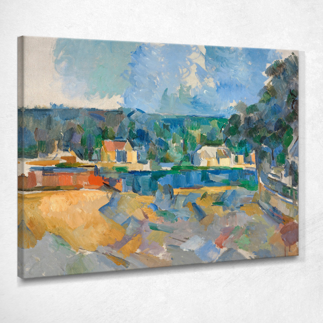 Sulle Rive Di Un Fiume Paul Cézanne pcz70 quadro stampato su tela