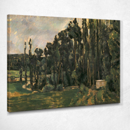 Pioppi Paul Cézanne pcz73 quadro stampato su tela