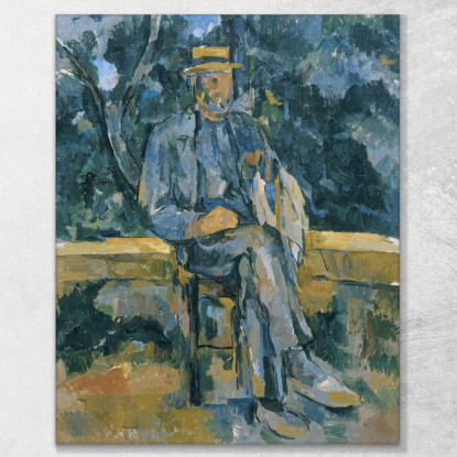 Ritratto Di Contadino Paul Cézanne pcz77 quadro stampato su tela