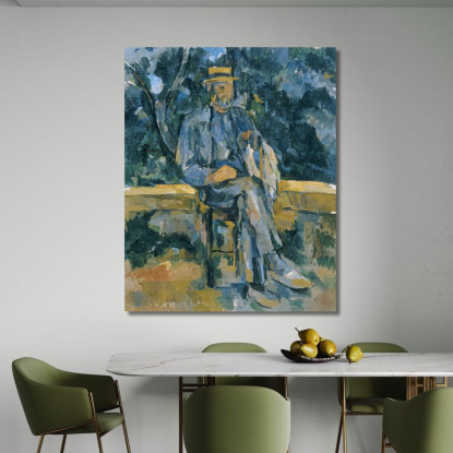 Ritratto Di Contadino Paul Cézanne pcz77 quadro stampato su tela