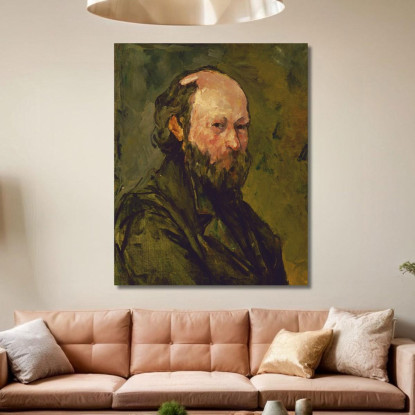 Auto Ritratto Paul Cézanne pcz85 quadro stampato su tela