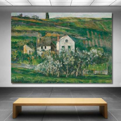 Casetta A Pontoise Paul Cézanne pcz86 quadro stampato su tela