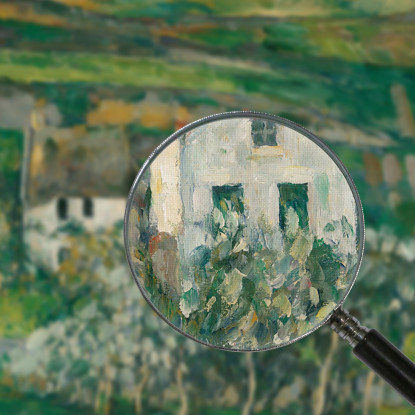 Casetta A Pontoise Paul Cézanne pcz86 quadro stampato su tela