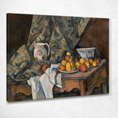 Natura Morta Con Mele E Pesche Paul Cézanne pcz89 quadro stampato su tela