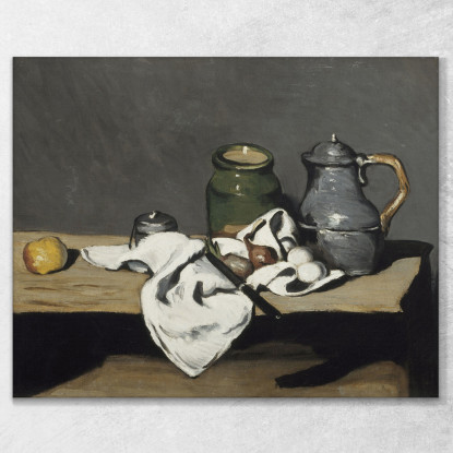 Natura Morta Con Bollitore Paul Cézanne pcz98 quadro stampato su tela