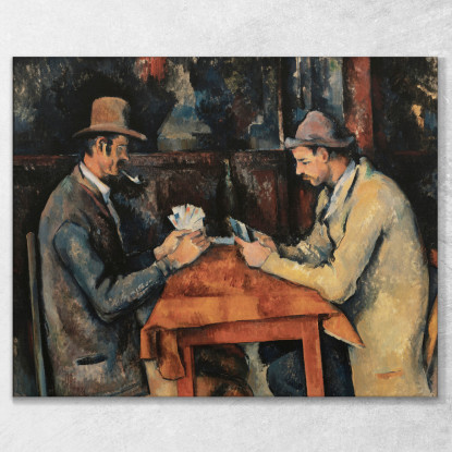 I Giocatori Di Carte Paul Cézanne pcz109 quadro stampato su tela