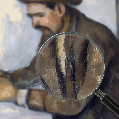 Il Giocatore Di Carte Paul Cézanne pcz110 quadro stampato su tela