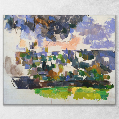 Il Giardino Di Les Lauves Paul Cézanne pcz113 quadro stampato su tela