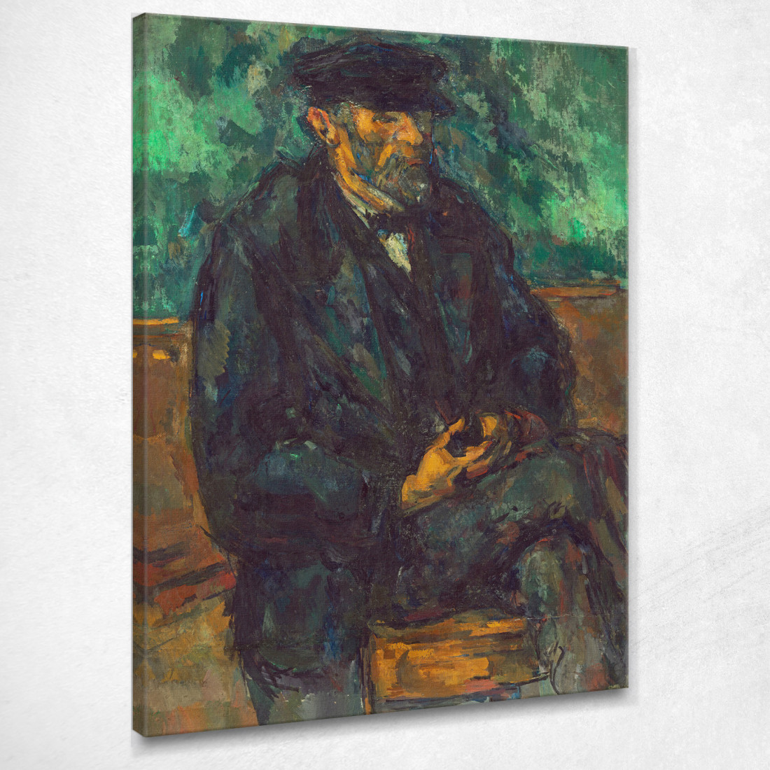 Il Giardiniere Vallier Paul Cézanne pcz114 quadro stampato su tela