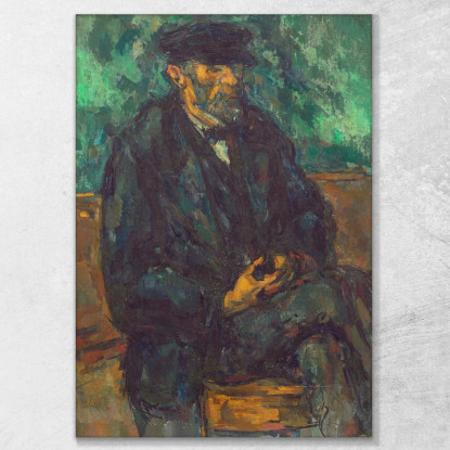 Il Giardiniere Vallier Paul Cézanne pcz114 quadro stampato su tela