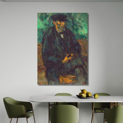 Il Giardiniere Vallier Paul Cézanne pcz114 quadro stampato su tela