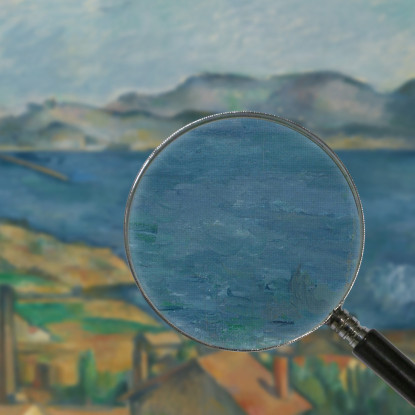 La Baia Di Marsiglia Vista Da L'Estaque Paul Cézanne pcz116 quadro stampato su tela