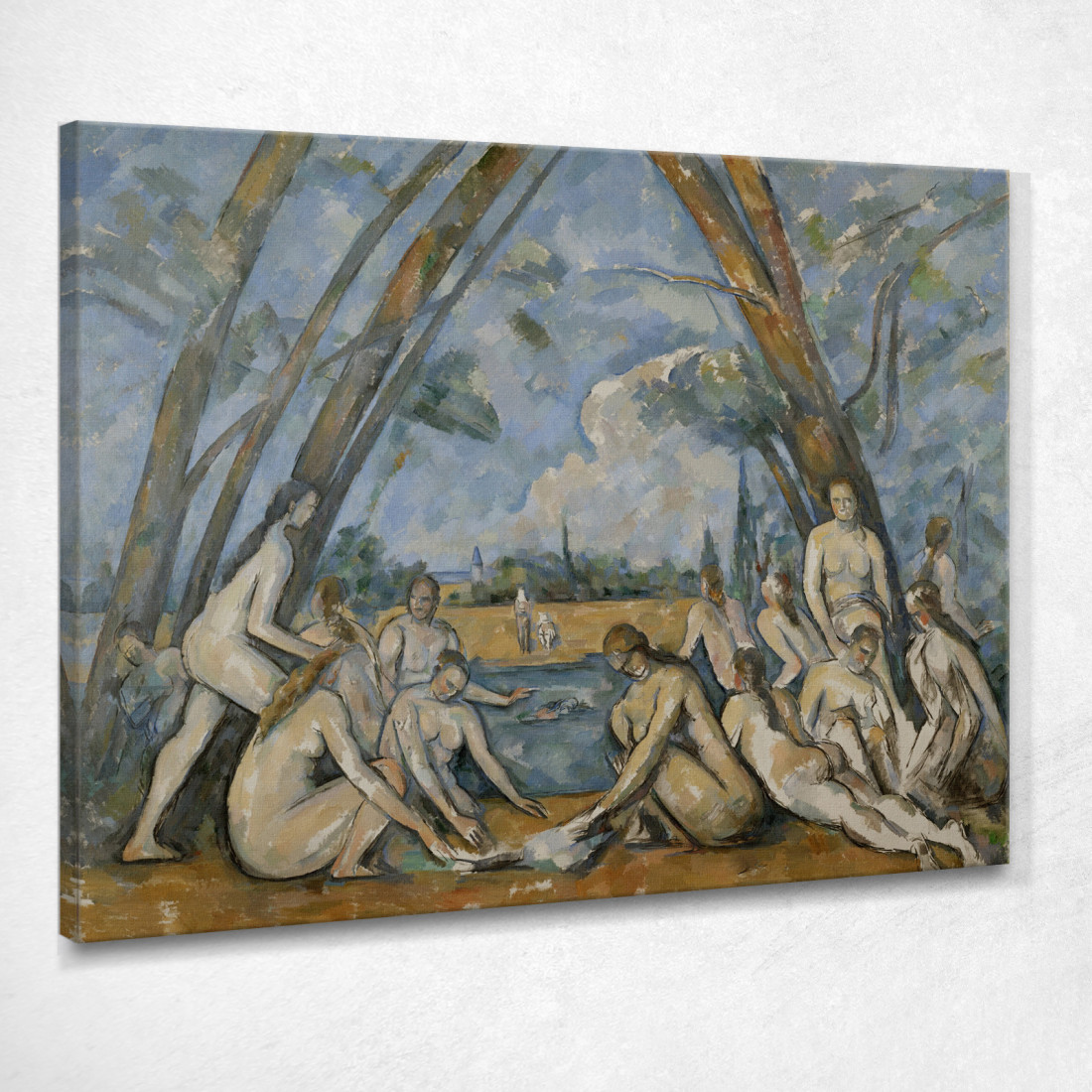 I Grandi Bagnanti Paul Cézanne pcz118 quadro stampato su tela