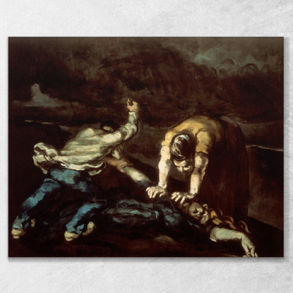 L'Omicidio Paul Cézanne pcz119 quadro stampato su tela