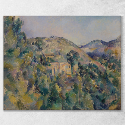 Veduta Del Domaine Saint-Joseph Paul Cézanne pcz120 quadro stampato su tela