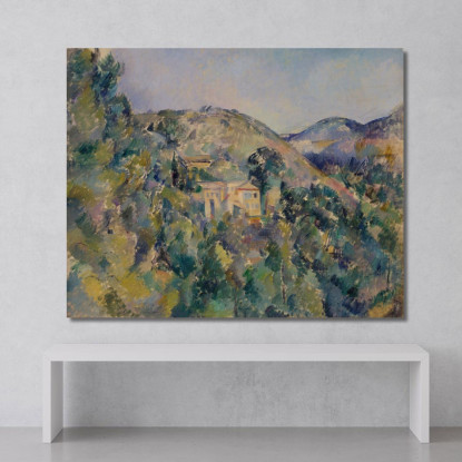 Veduta Del Domaine Saint-Joseph Paul Cézanne pcz120 quadro stampato su tela