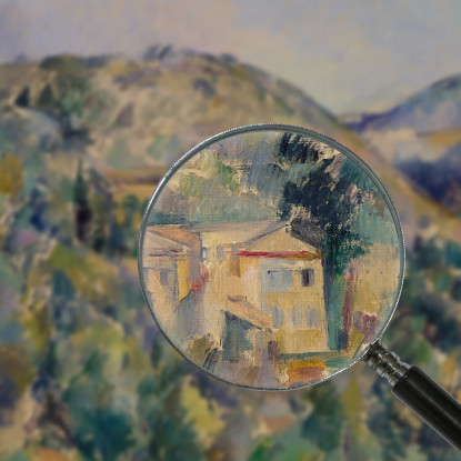 Veduta Del Domaine Saint-Joseph Paul Cézanne pcz120 quadro stampato su tela