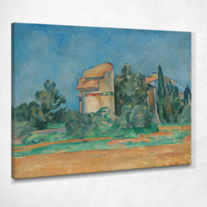 La Torre Dei Piccioni Al Bellevue Paul Cézanne pcz122 quadro stampato su tela