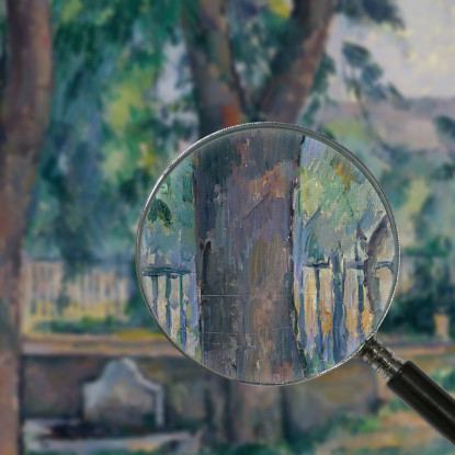 La Piscina Di Jas De Bouffan Paul Cézanne pcz124 quadro stampato su tela
