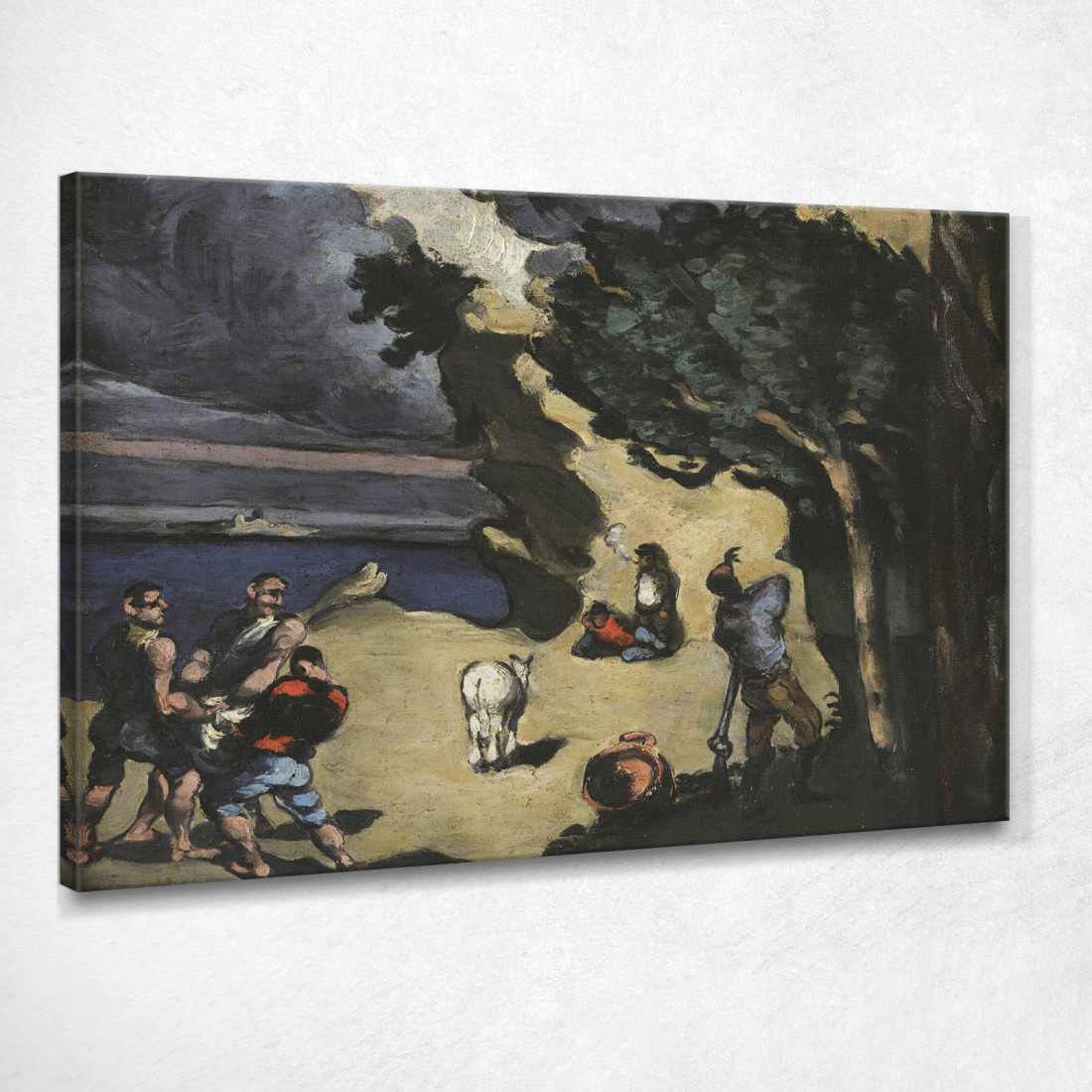 I Ladri E L'Asino Paul Cézanne pcz126 quadro stampato su tela