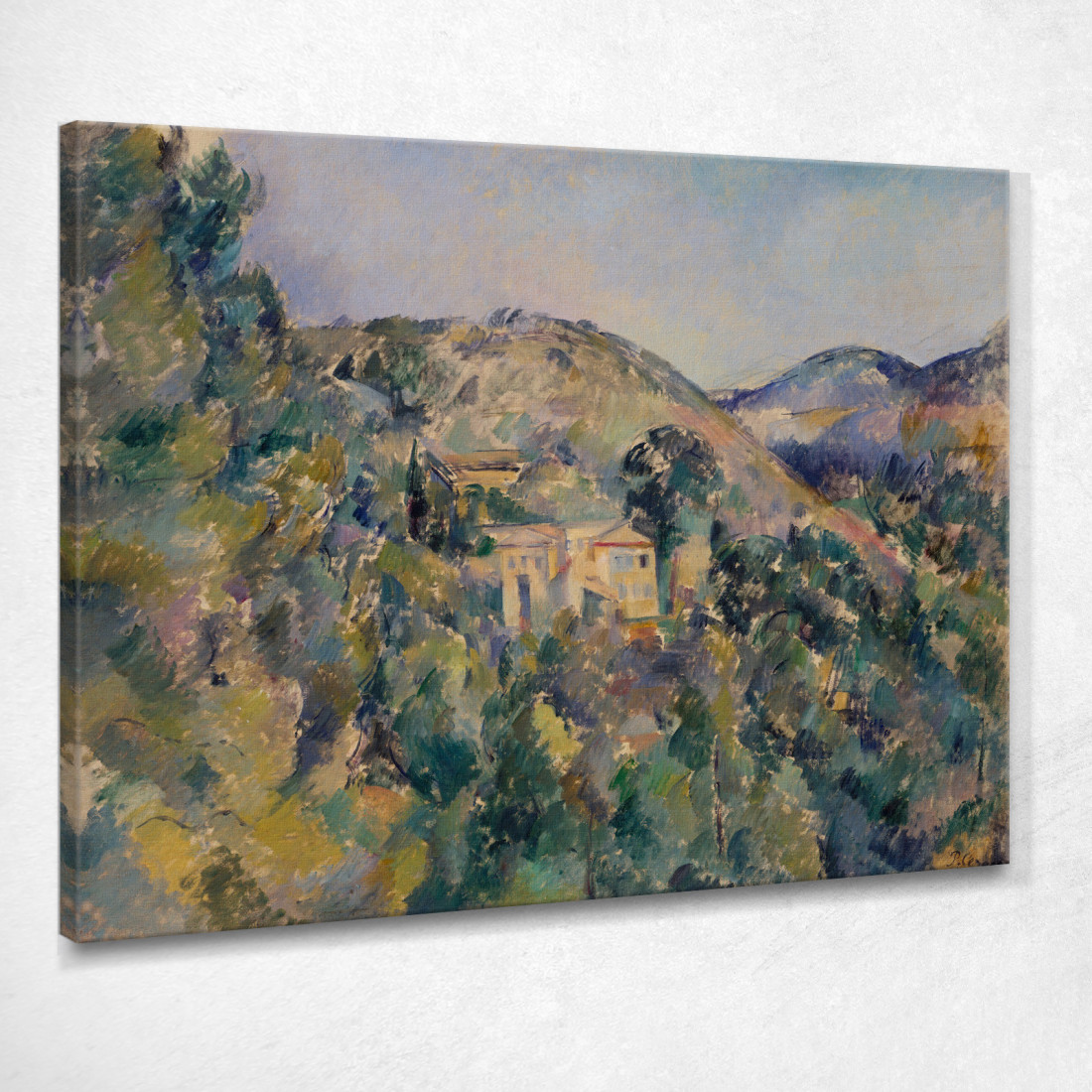 Veduta Del Domaine Saint-Joseph Paul Cézanne pcz134 quadro stampato su tela