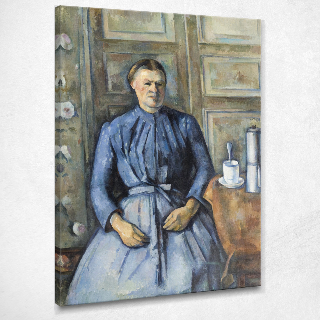 Donna Con Una Caffettiera Paul Cézanne pcz137 quadro stampato su tela