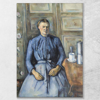 Donna Con Una Caffettiera Paul Cézanne pcz137 quadro stampato su tela