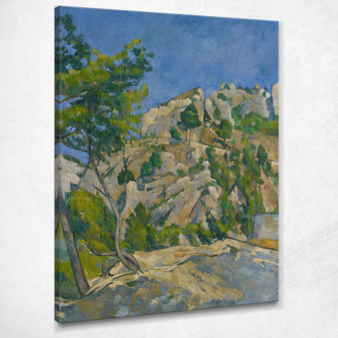 Fondo Del Burrone Paul Cézanne pcz151 quadro stampato su tela