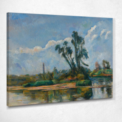 Fiume Paul Cézanne pcz165 quadro stampato su tela