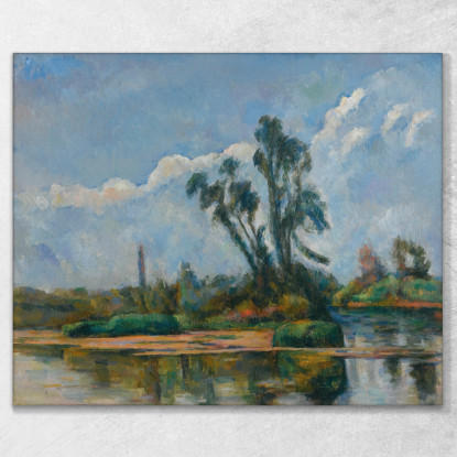 Fiume Paul Cézanne pcz165 quadro stampato su tela