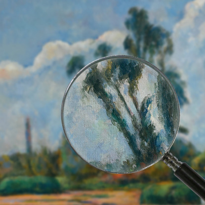 Fiume Paul Cézanne pcz165 quadro stampato su tela