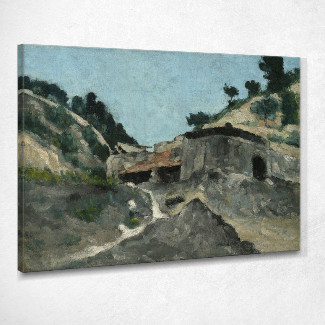 Paesaggio Con Mulino Ad Acqua Paul Cézanne pcz167 quadro stampato su tela
