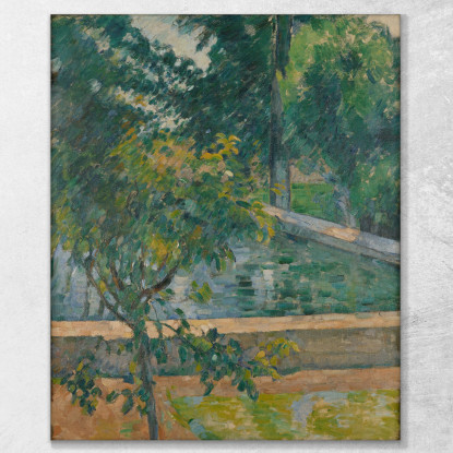 La Piscina Di Jas De Bouffan La Piscina Di Jas De Bouffan Paul Cézanne pcz168 quadro stampato su tela